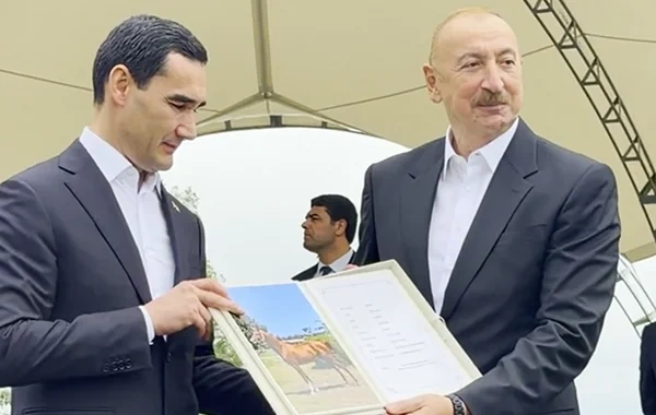 İlham Əliyevlə Sərdar Berdiməhəmmədovun Füzuli, Daşaltı və Şuşa səfərindən GÖRÜNTÜLƏR