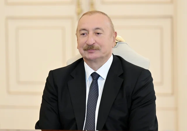 Prezident İlham Əliyev Beynəlxalq Cüdo Federasiyasının prezidentini qəbul edib - Foto
