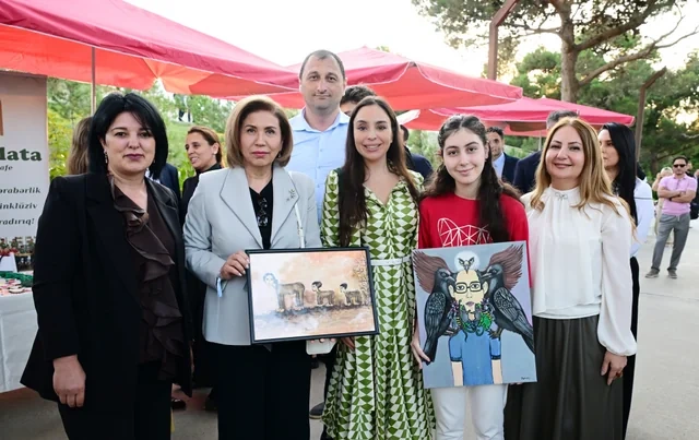 Leyla Əliyeva və Alyona Əliyeva Xeyirxahlıq Festivalında iştirak ediblər - FOTO