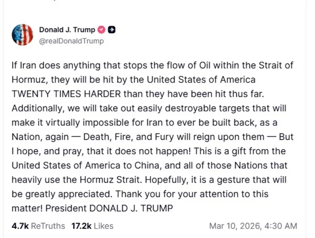 Donald Trampdan İrana növbəti sərt xəbərdarlıq