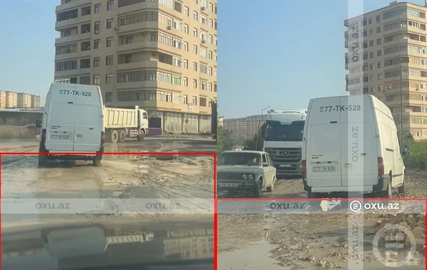 Xırdalanda universitet yolunda acınacaqlı vəziyyət: Dağılmış küçə və üfunət... - VİDEO