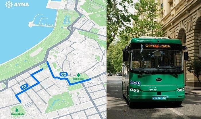 Bakıda ödənişsiz avtobuslar fəaliyyətə başladı