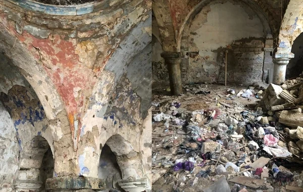 Bakıda tarixi hamamın divarı uçurulub