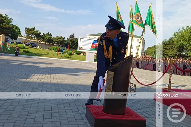 Cəmşid Naxçıvanski adına Hərbi Liseyin növbəti buraxılış mərasimi keçirilib - FOTO - VİDEO