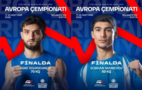 Azərbaycanın iki boksçusu Avropa çempionatının finalında