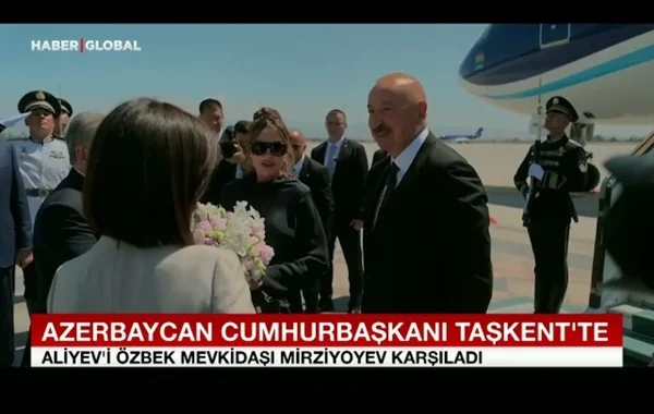 "Haber Global" İlham Əliyevin Özbəkistan səfərindən süjet təqdim edib - VİDEO