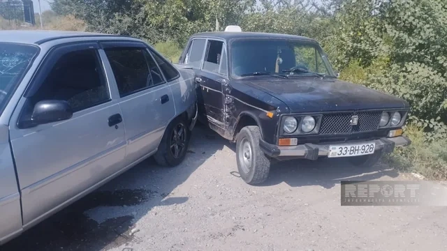 Kürdəmirdə zəncirvari QƏZA: İki nəfər xəsarət alıb - FOTO