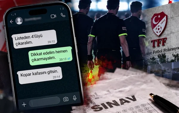 Türkiyə futbolunu silkələyən istintaq: Hakimlərin yazışmasında üzə çıxan ifadə rezonans doğurdu - FOTO