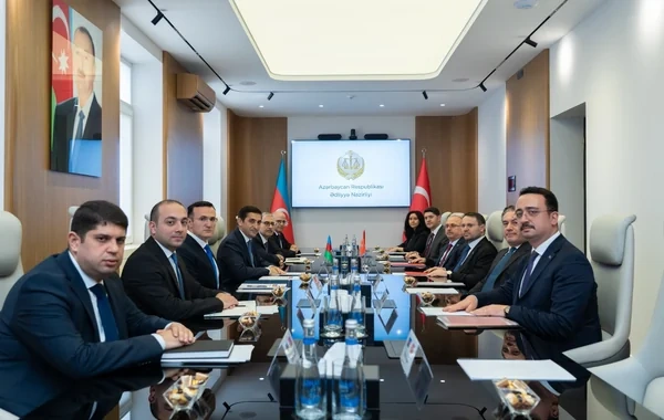 Ədliyyə naziri Fərid Əhmədov türkiyəli həmkarı Akın Gürleklə görüşüb