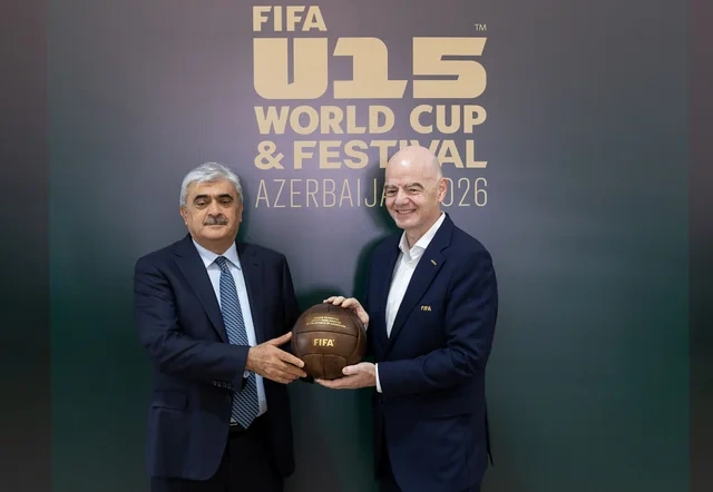 FIFA U-15 dünya çempionatına start verildi: Rəsmilərin Hövsan Yarış Kompleksinə səfəri baş tutub - Foto