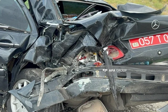 Bakı-Qazax yolunda QƏZA: Altı nəfər xəsarət aldı - FOTO