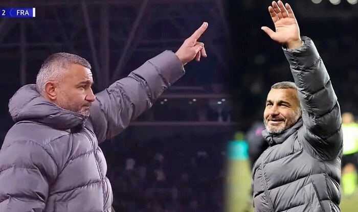 Qurbanovun qələbə qolundan saniyələr öncəki işarəsi...