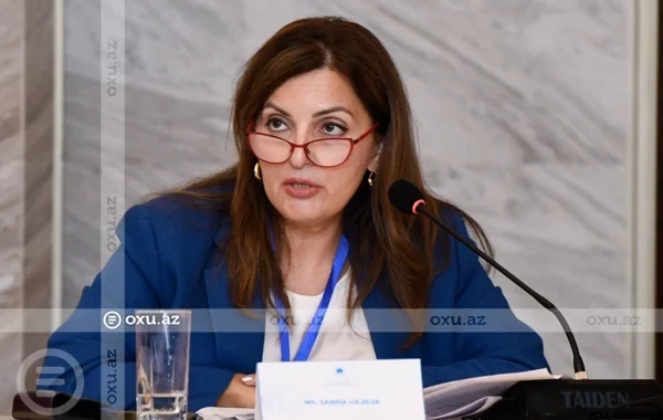 Səbinə Hacıyeva ermənilərin Azıx mağarasındakı qanunsuz əməllərindən danışıb