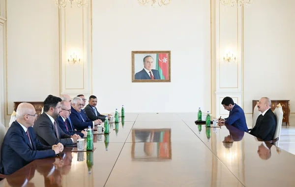 İlham Əliyev Numan Kurtulmuşun rəhbərlik etdiyi nümayəndə heyətini qəbul edib - FOTO