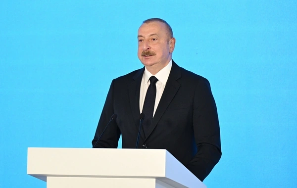 İlham Əliyev: "Biz BMT Nizamnaməsi üzərində olan dünyada yaşamırıq, torpaq üzərində yaşayırıq, ona görə də güclü olmalıyıq"