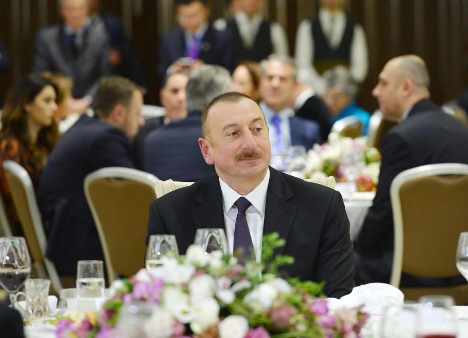 Efiopiyanın baş nazirinin şərəfinə rəsmi nahar verildi
