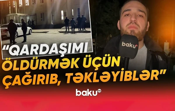 Sumqayıtda dəhşətəgətirən hadisə: Qollarından tutub bıçaqladılar - VİDEO