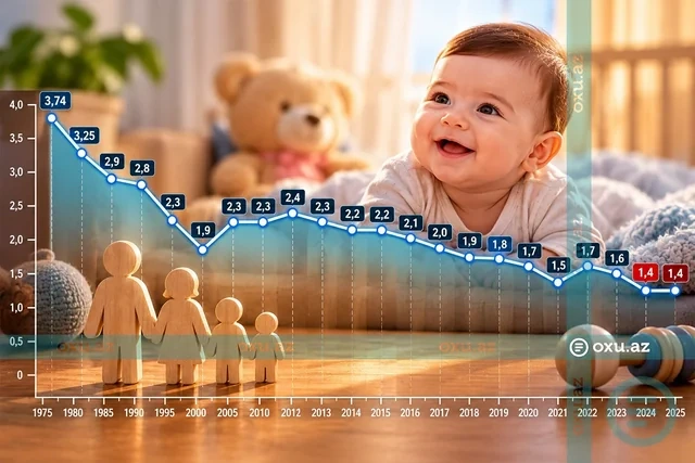 Azərbaycanda ümumi nəsilvermə əmsalı azalıb - Foto