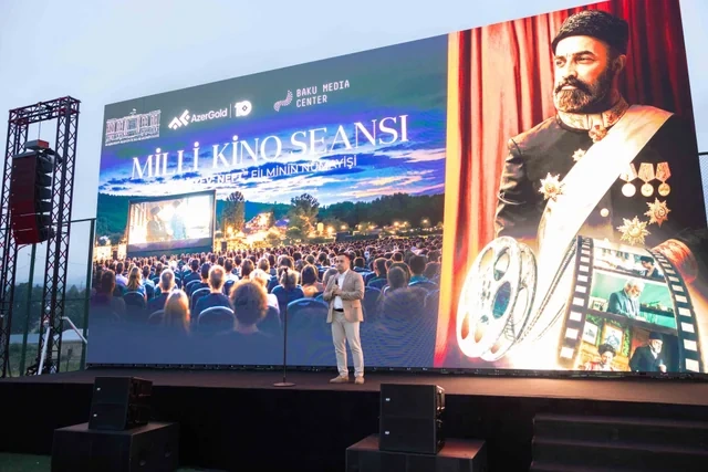 "Tağıyev: Neft" filmi Daşkəsəndə nümayiş olundu - FOTO