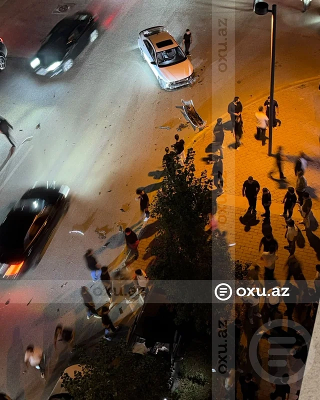 Ağ şəhərdə ağır qəza: Xəsarət alanlar var - FOTO - VİDEO