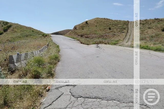 Şamaxını iki rayonla birləşdirən yeganə yol çökdü - ÖZƏL - FOTO