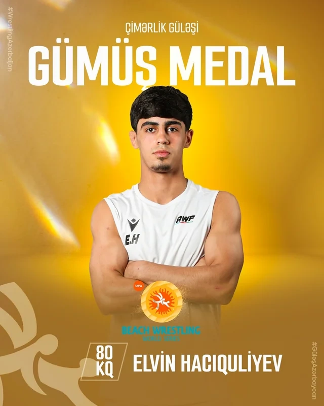 Azərbaycanın çimərlik güləşi üzrə millisi Avropa çempionu oldu