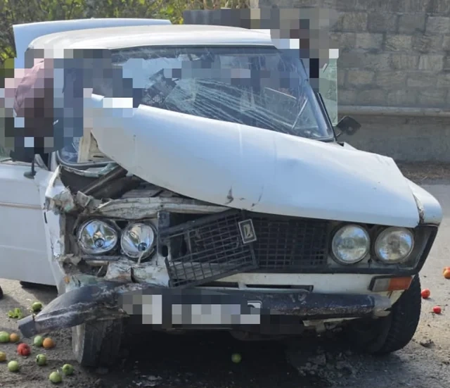 Qubada ağır qəza: Beş nəfər xəstəxanaya yerləşdirildi - Foto