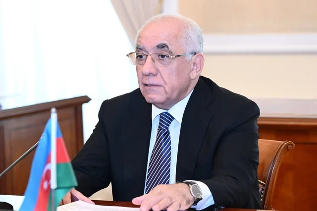 Əli Əsədov Məhəmməd Mustafa ilə görüşüb - FOTO