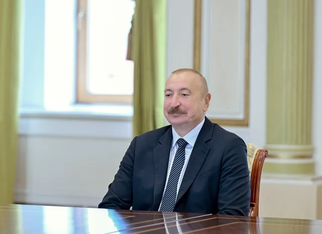 Azərbaycan Prezidenti BMT-nin Sivilizasiyalar Alyansının ali nümayəndəsini qəbul edib - Foto