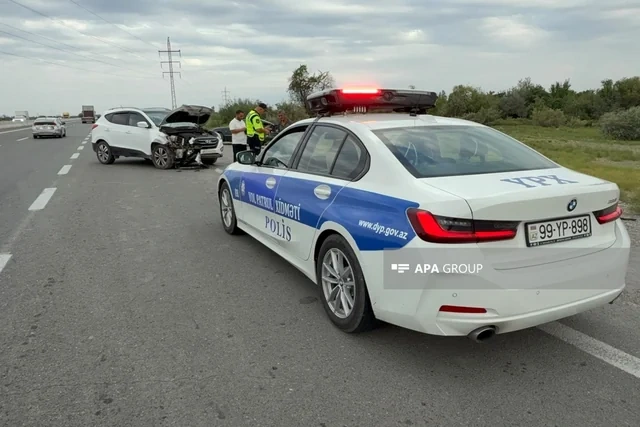 Bakı-Qazax yolunda QƏZA: Altı nəfər xəsarət aldı - FOTO