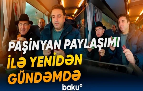 Paşinyan yenə qeyri-adi videosu ilə gündəm oldu - VİDEO