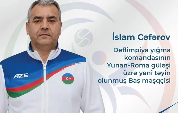 İslam Cəfərov baş məşqçi vəzifəsinə gətirildi