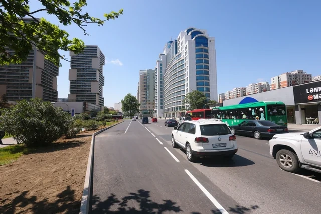 Bakının Tbilisi prospektində hərəkətin təşkili ilə bağlı DƏYİŞİKLİKLƏR edildi - FOTO