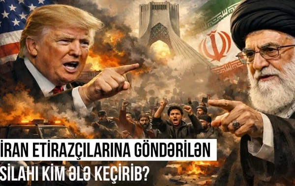 Trampın İran etirazçılarına göndərdiyi silahı kim ələ keçirib? - VİDEO