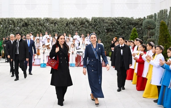 Leyla Əliyeva Türkmənistanda Qayğıya ehtiyacı olan uşaqlara yardım üzrə xeyriyyə Fondunun Avaza filialının açılış mərasimində iştirak edib