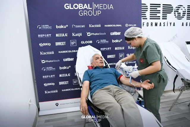 "Global Media Group" talassemiyalı xəstələr üçün qanvermə aksiyası keçirib - FOTO - VİDEO