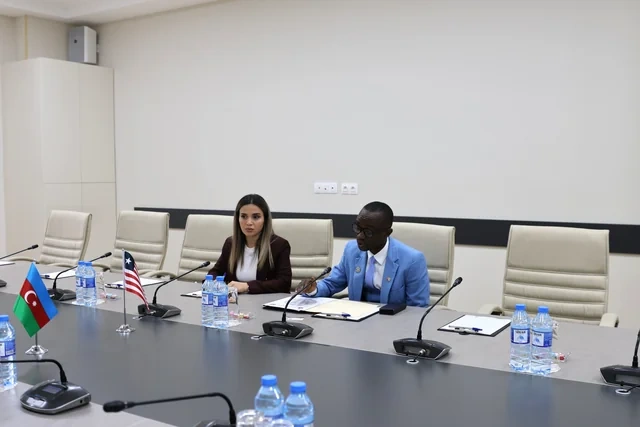 Əhməd İsmayılov Liberiyanın informasiya nazirinin müavini ilə görüşüb - Foto