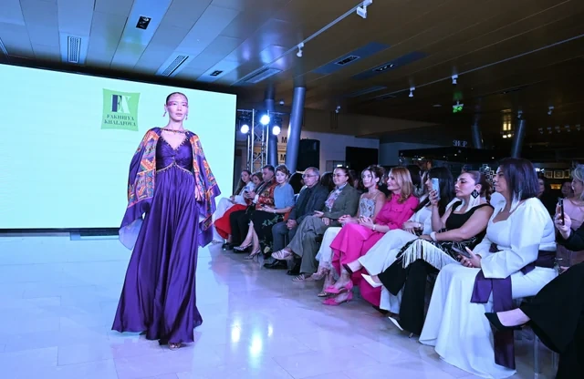 Azərbaycan Milli Xalça Muzeyində "Zamanın naxışları" moda nümayişi təşkil olunub - FOTO