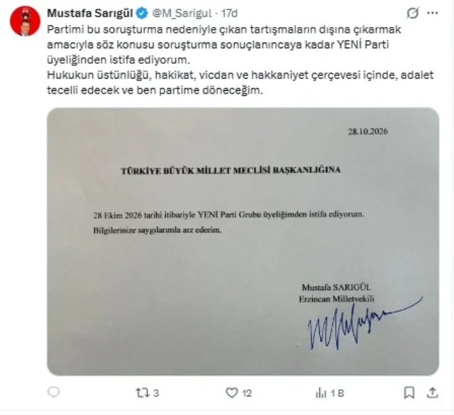 İntim videoları yayılan türkiyəli deputat istefa verdi - Foto