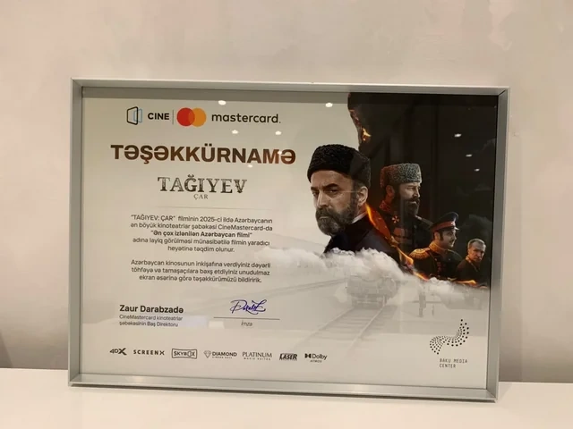 "Tağıyev" kinoteatrlarda ən çox baxılan Azərbaycan filmi olub - FOTO