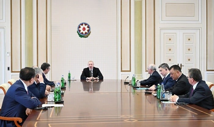 Prezident onları qəbul etdi - Foto