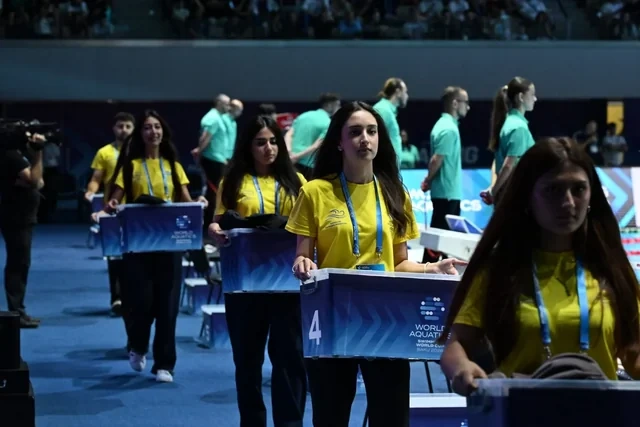 Bakıda 44 ölkənin idmançıları mübarizə apardı: Rekordlar qeydə alındı - Foto