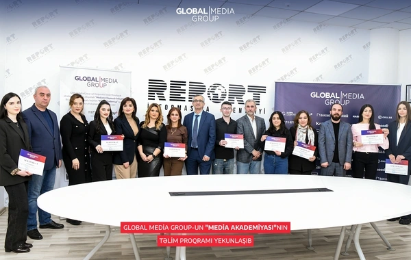 "Global Media Group" Media Akademiyasının təlim proqramı yekunlaşıb