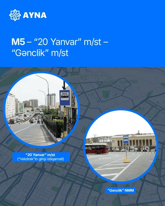 Sərnişinlərin NƏZƏRİNƏ: Sabahdan yeni marşrutlar fəaliyyətə başlayır - FOTO