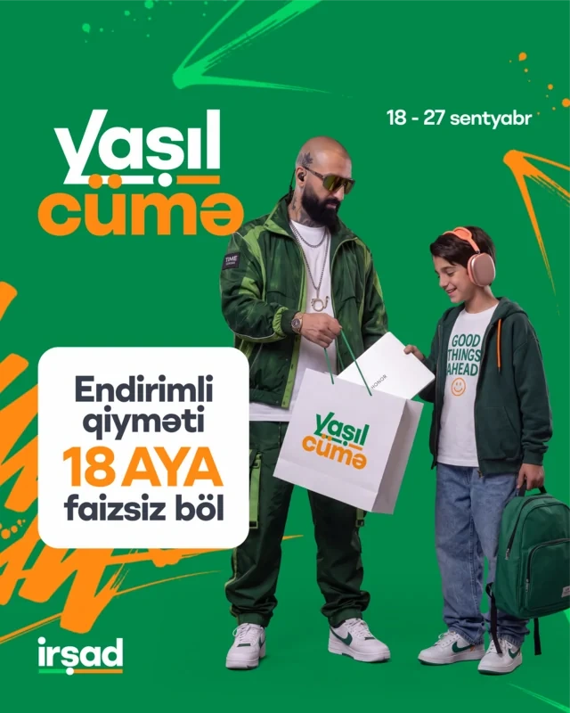 "İrşad"da yeni tədris ilinə özəl "Yaşıl Cümə" fürsətləri başladı