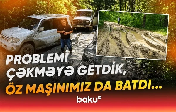 Əhalinin gününü qaraldan yol problemi: "Heç vertolyot da bura enə bilməz" - VİDEO