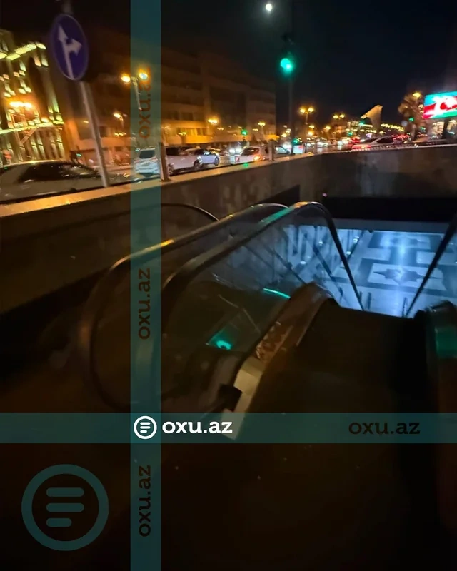 Bakının mərkəzində yeraltı keçidlərdə PROBLEM: Eskalatorlar işləmir, işıqlandırma yoxdur - FOTO - VİDEO