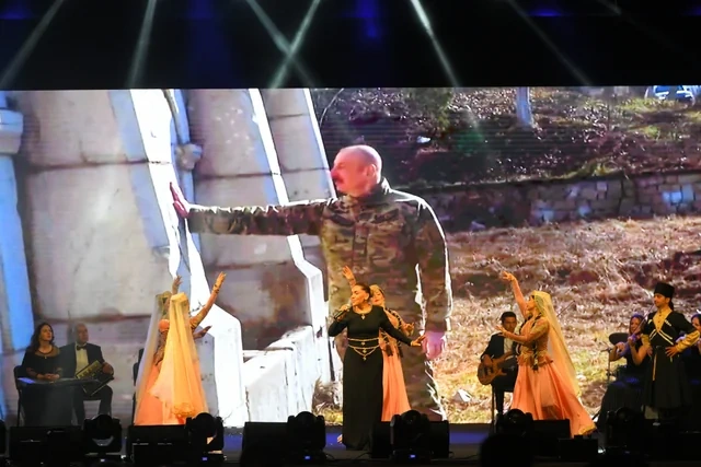 Bakıda Milli Qurtuluş Gününə həsr olunan bayram konserti keçirilib - VİDEO