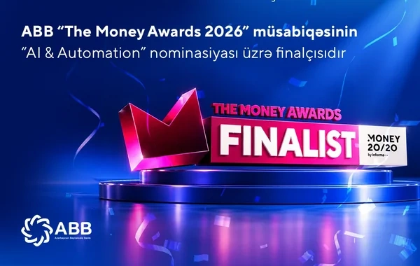ABB-nin süni intellekt həlli Las-Veqasda keçiriləcək "Money20/20"-də finalçı kimi yarışacaq