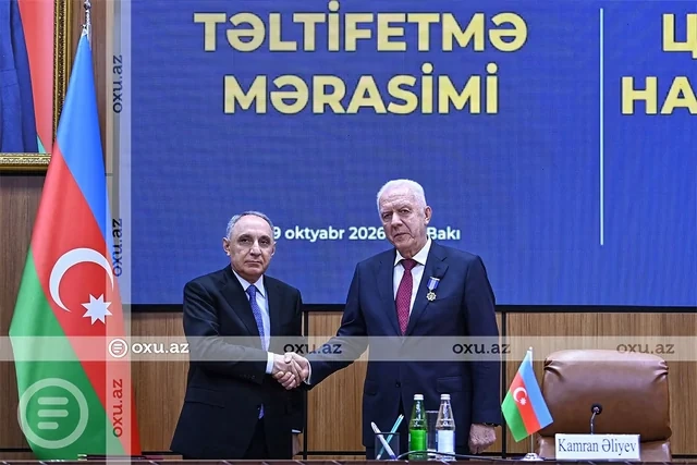 Aleksandr Qutsan "Azərbaycan Prokurorluğunun 100 illiyi" medalı ilə təltif edilib - Foto